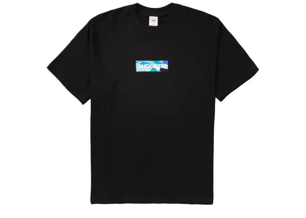 Supreme Emilio Pucci Box Logo Tee Black/Blue Supreme