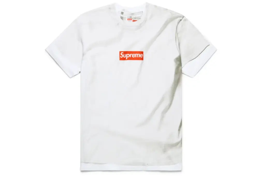 Supreme MM6 Maison Margiela Box Logo Tee White Supreme