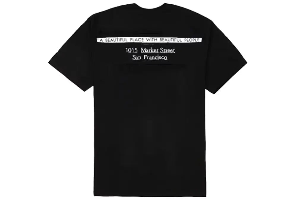 Supreme San Francisco Box Logo Tee Black Supreme