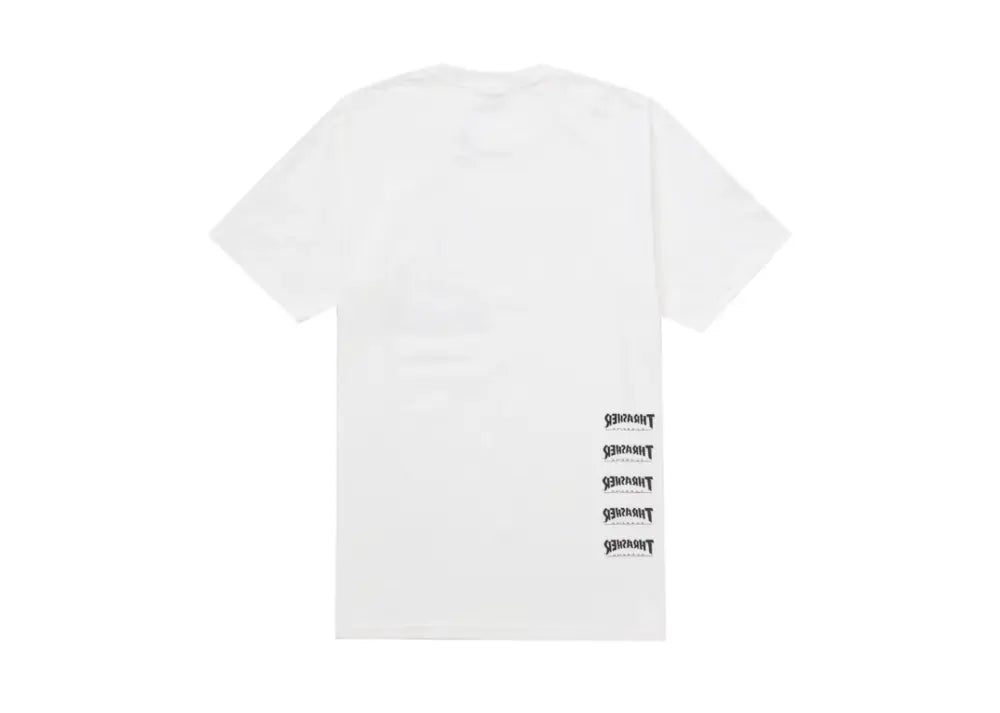 Supreme Thrasher Back Tail Tee White Supreme