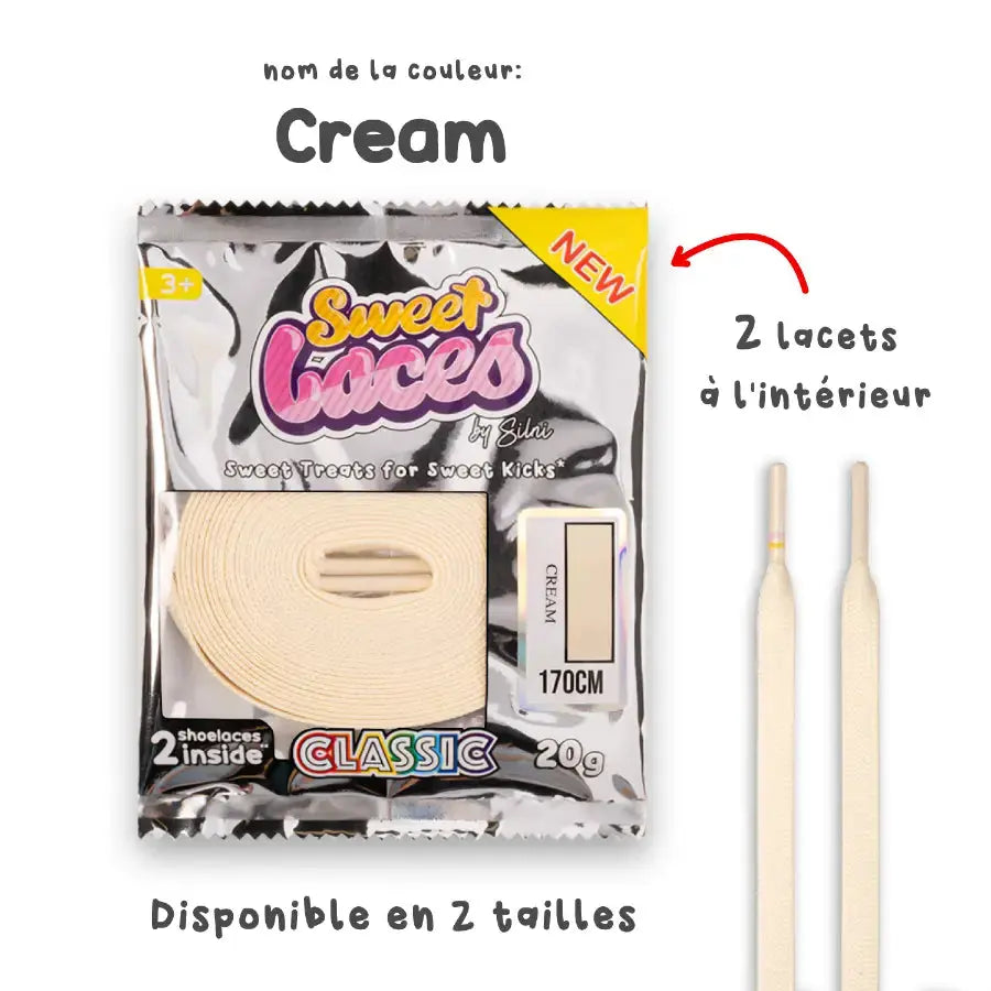 Sweetlaces Classic: Cream VOSneakers