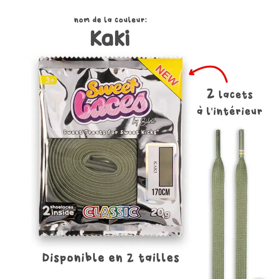 Sweetlaces Classic: Kaki VOSneakers