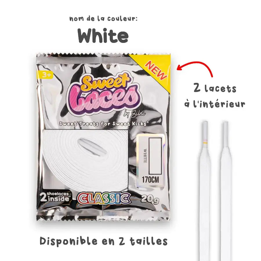 Sweetlaces Classic: White VOSneakers