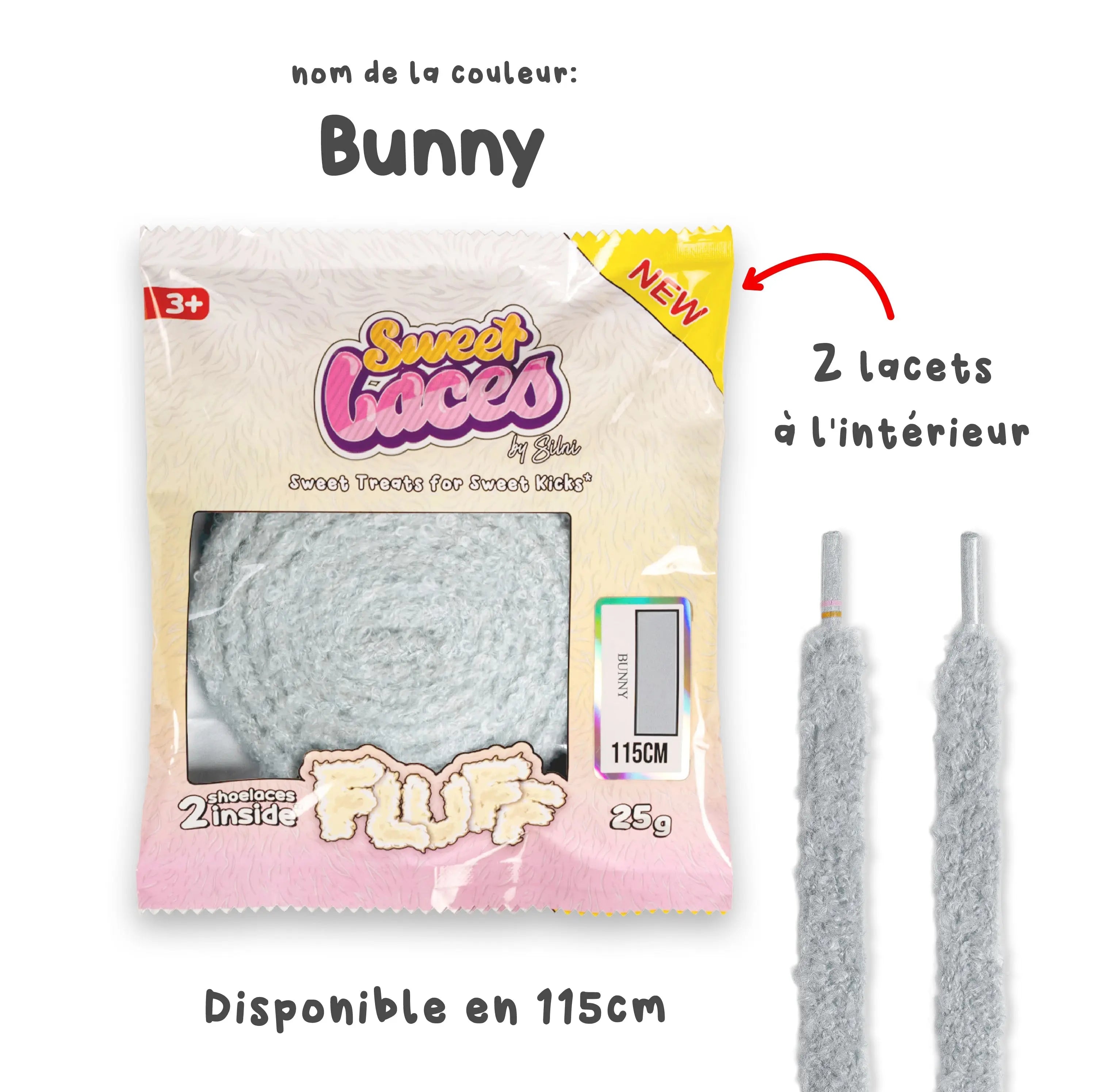 Sweetlaces Fluff: Bunny VOSneakers