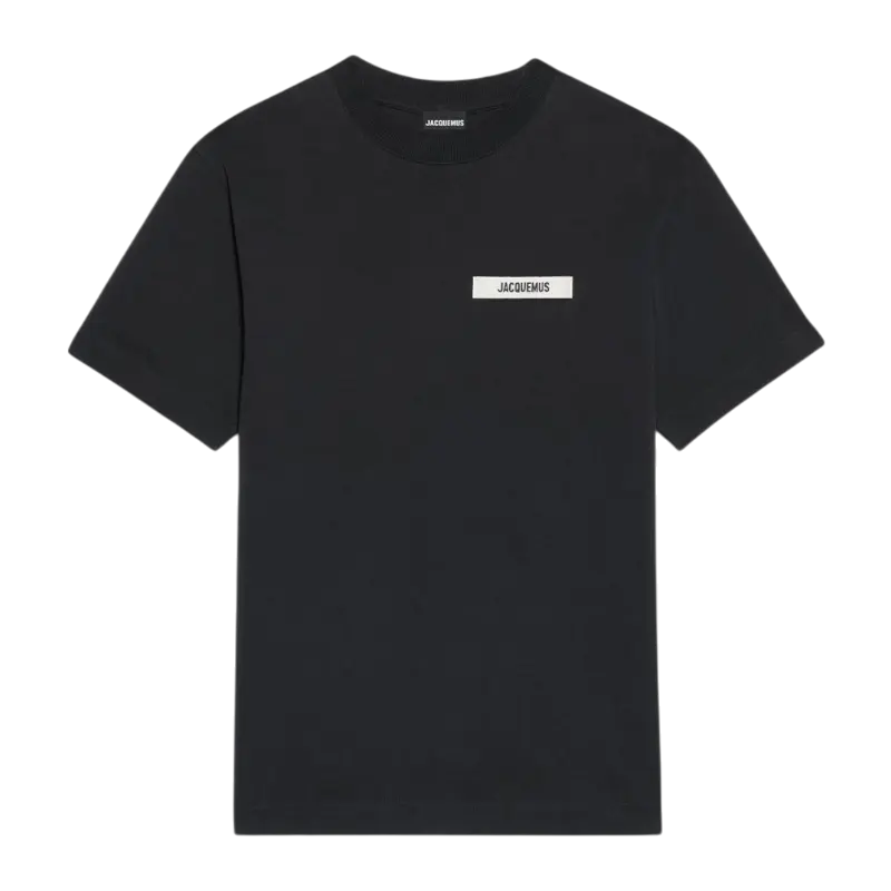 T-shirt Jacquemus Gros Grain Noir VOSneakers