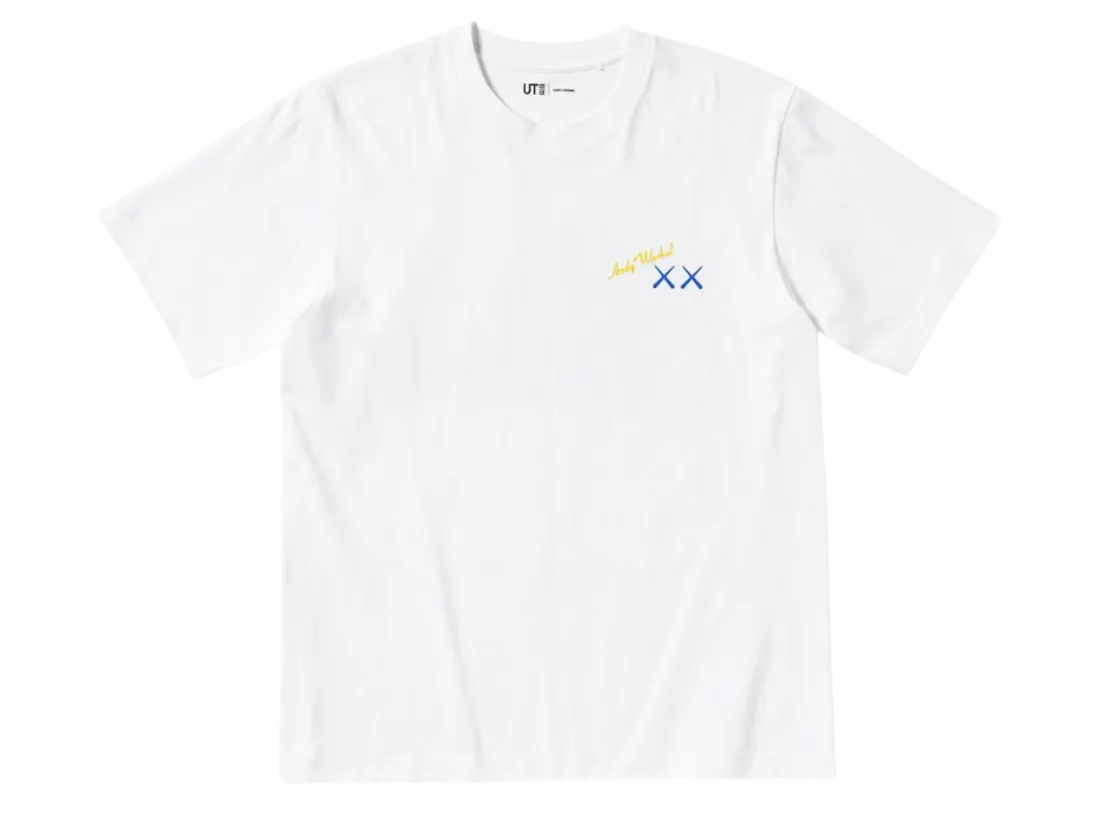 T-shirt KAWS x Uniqlo Warhol UT Graphic White VOSneakers