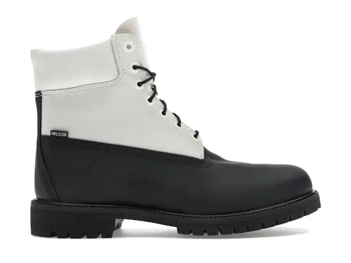 Timberland 6" Ski School Premium Waterproof Boot Black Helcor Leather White Timberland