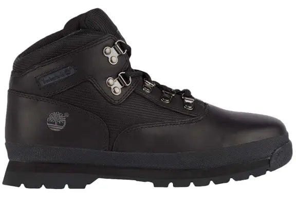 Timberland Euro Hiker Mid Lace Up Boot Black (GS) Timberland
