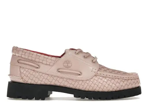 Timberland Woven Leather 3-Eye Lug Supreme Pink Timberland