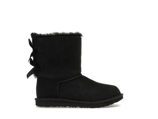 UGG Bailey Bow II Boot Black (Kids) UGG