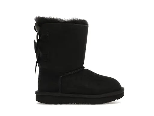 UGG Bailey Bow II Boot Black (Toddler) UGG