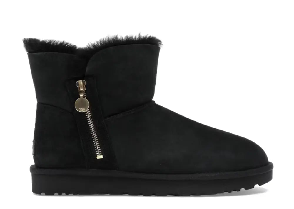 UGG Bailey Zip Mini Boot Black Ugg