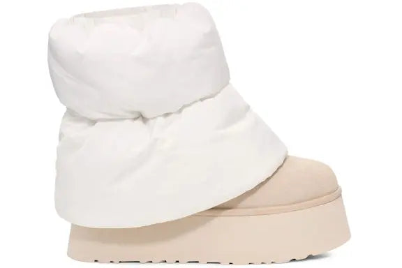 UGG Classic Mini Dipper Puffer Boot White Ceramic (Women's) UGG