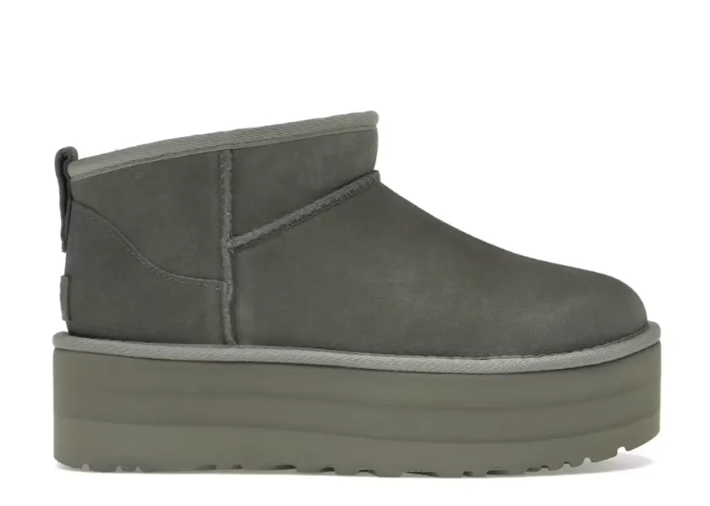 UGG Classic Ultra Mini Platform Boot Moss Green Ugg