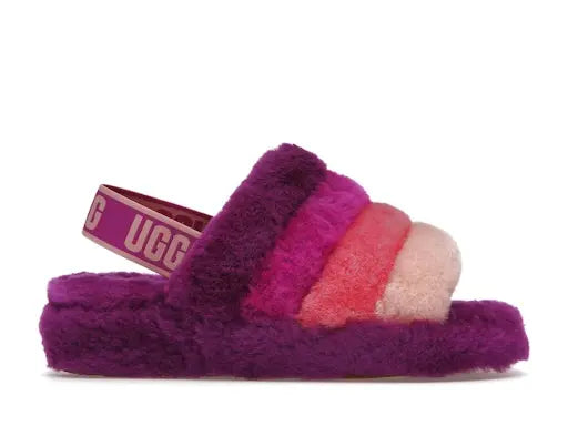 UGG Fluff Yeah Slide Berrylicious Multi (Women's) UGG