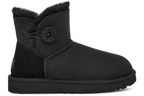 UGG Mini Bailey Button Boot Black (Women's) UGG