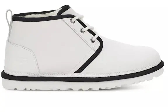 UGG Neumel Leather Boot White Black UGG