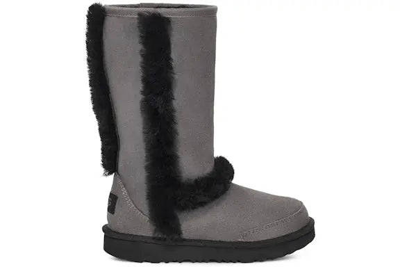 UGG Sunburst Tall Boot Grey Black (Kids) UGG