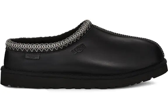 UGG Tasman LTHR Regen Slipper Black UGG