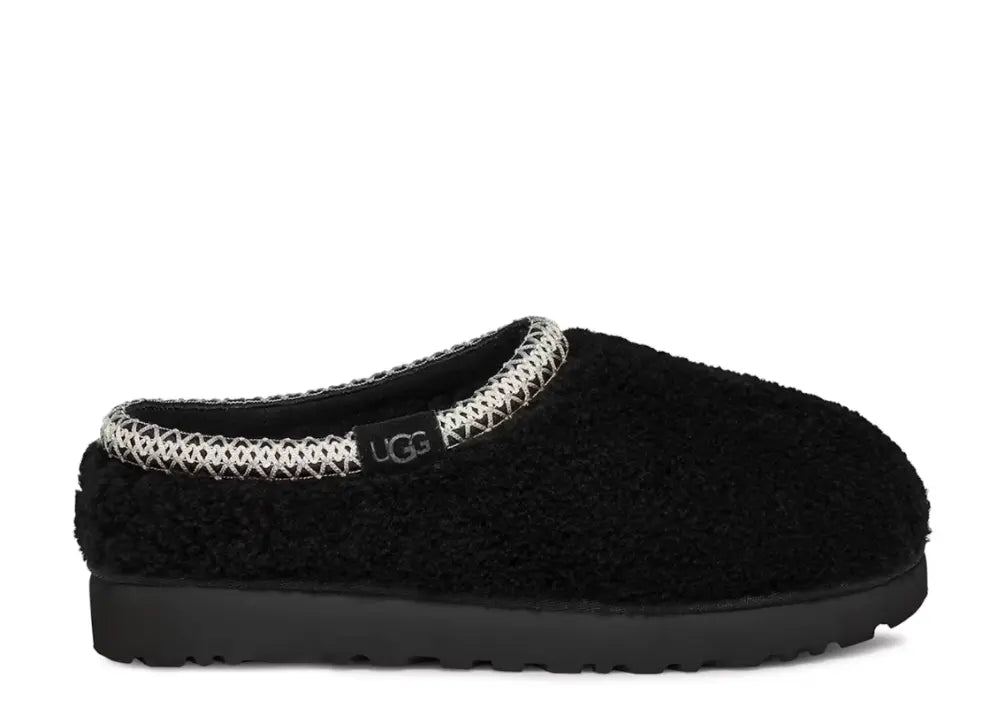 UGG Tasman Maxi Curly Slipper Black Ugg