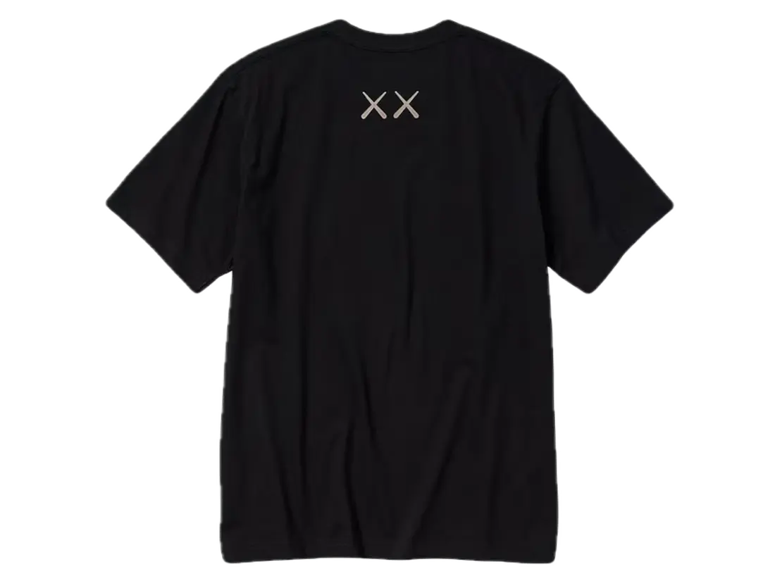 Uniqlo T-Shirt KAWS Black Graphic VOSneakers