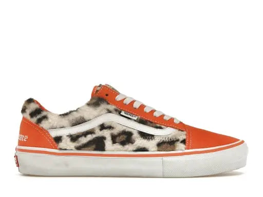 Vans Old Skool Supreme Leopard Orange Vans