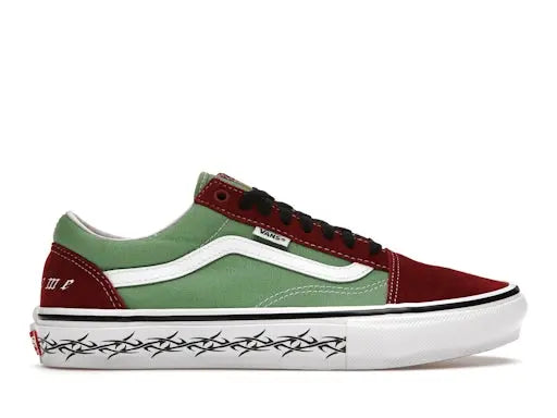 Vans Skate Old Skool Supreme Tribal Barbed Wire Green Vans