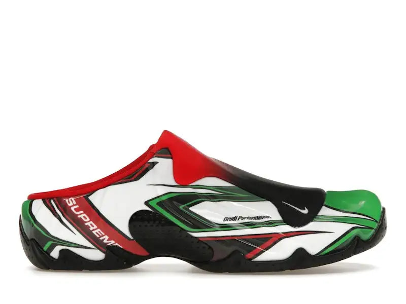 Nike Clogposite Supreme White Gym Red Green - VOSneakers