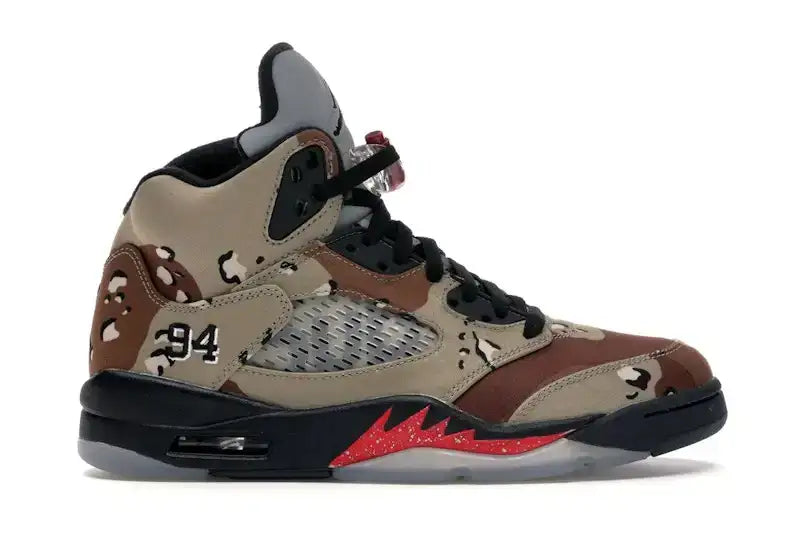 Jordan 5 Retro Supreme Desert Camo - VOSneakers