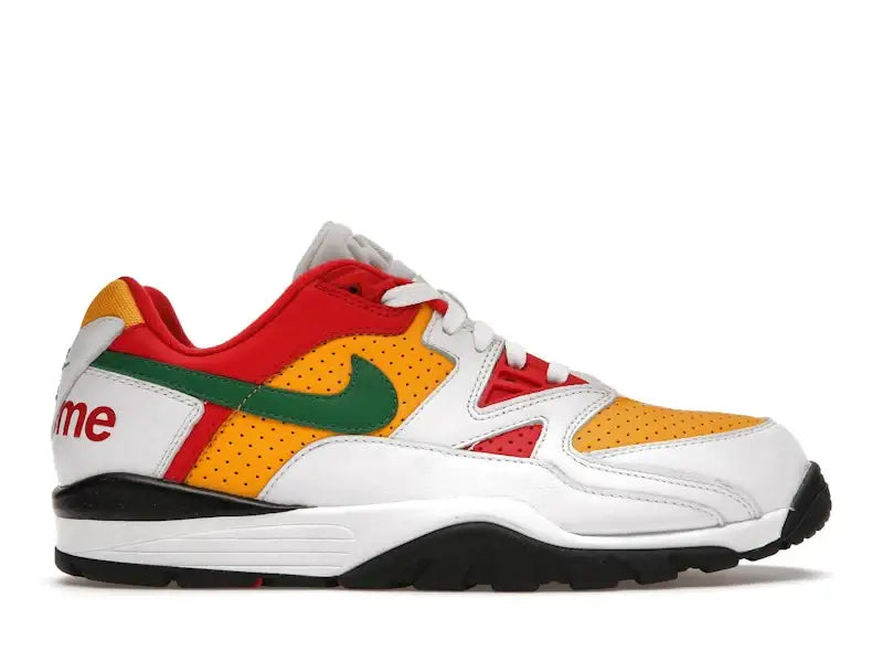 Nike Cross Trainer Low Supreme White Yellow Red - VOSneakers