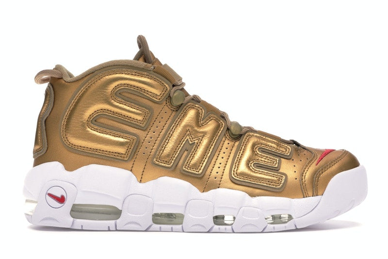 Nike Air More Uptempo Supreme Suptempo Gold - VOSneakers