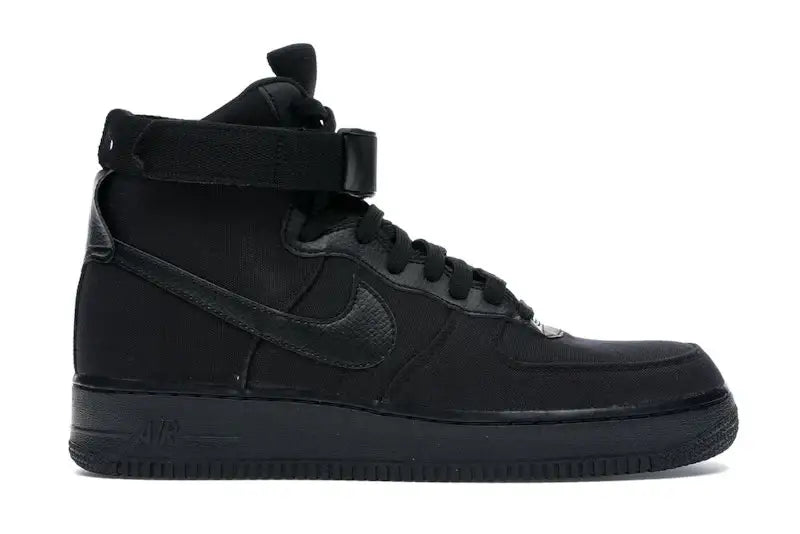 Nike Air Force 1 High '07 Canvas Black Black Anthracite - VOSneakers