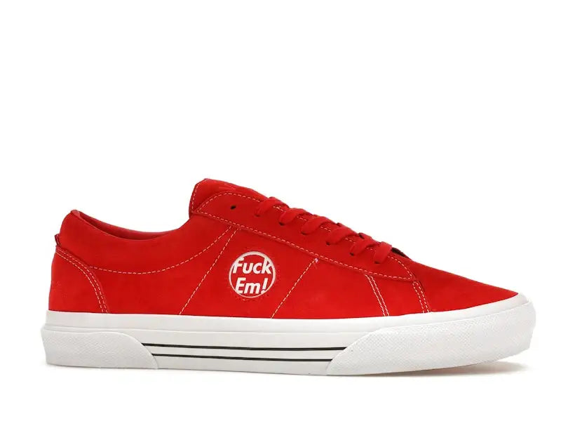 Vans Sid Supreme Fuck Em Red - VOSneakers
