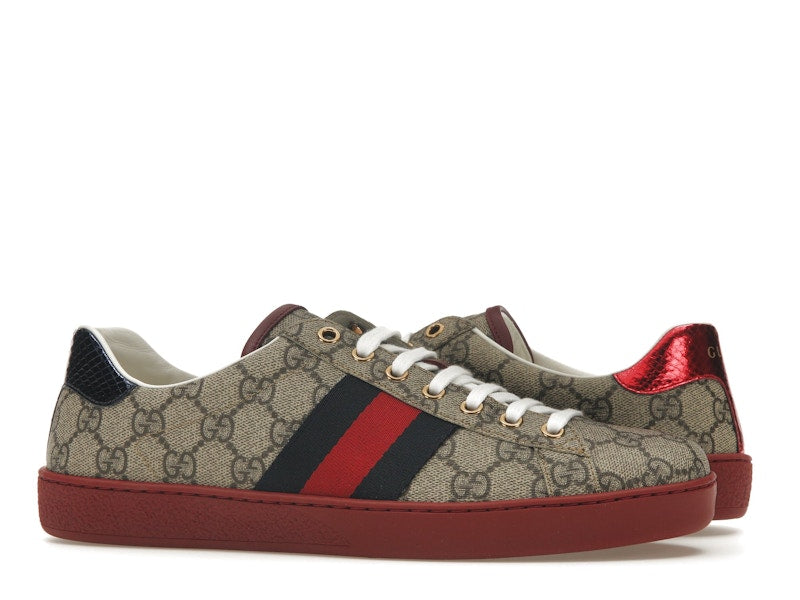 Gucci Ace GG Supreme Red - VOSneakers