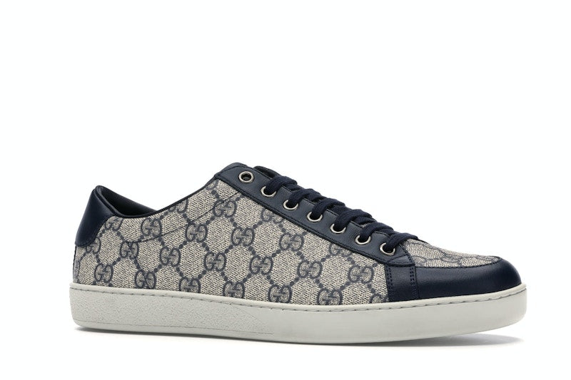 Gucci GG Supreme Low Navy - VOSneakers