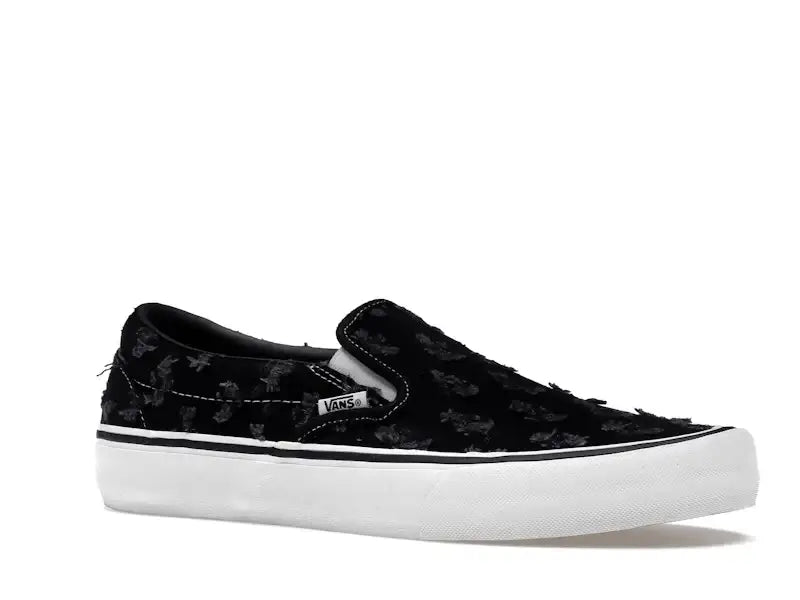 Vans Slip-On Supreme Hole Punch Denim Black - VOSneakers