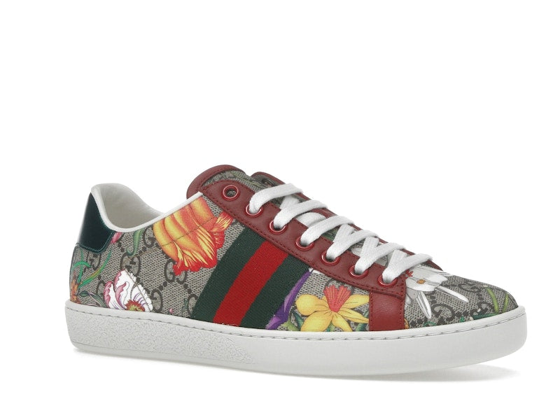 Gucci Ace Red GG Supreme (Women's) - VOSneakers