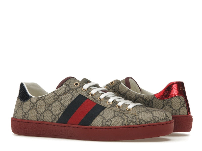 Gucci Ace GG Supreme Red - VOSneakers