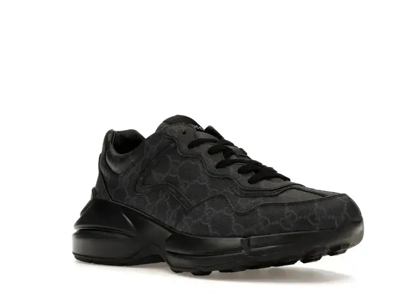 Gucci Rhyton Black GG Supreme Canvas - VOSneakers