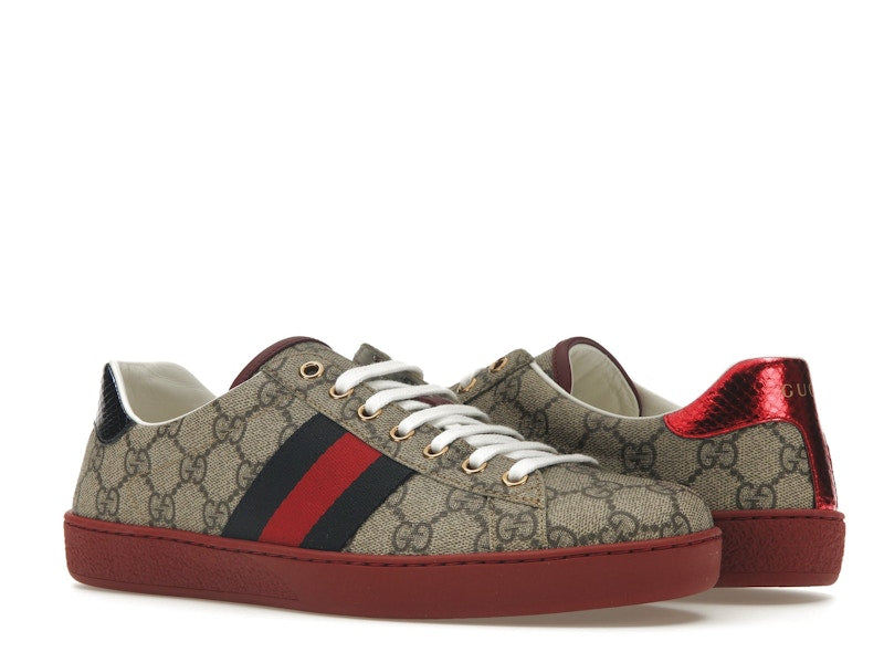 Gucci Ace GG Supreme Red - VOSneakers
