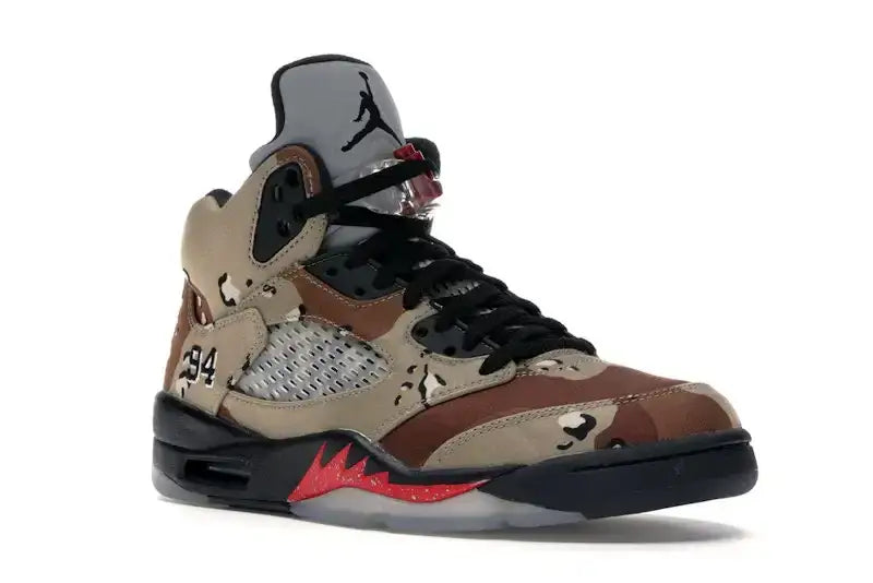 Jordan 5 Retro Supreme Desert Camo - VOSneakers