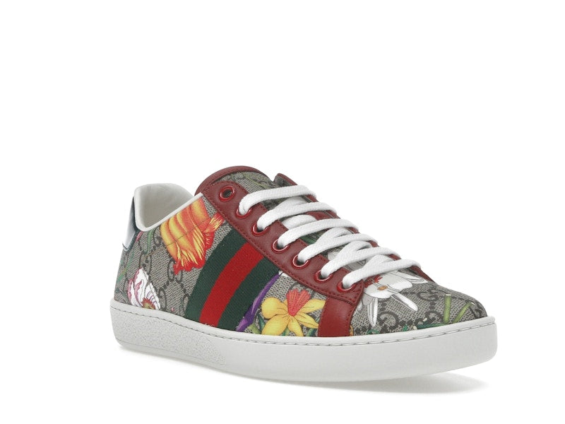 Gucci Ace Red GG Supreme (Women's) - VOSneakers