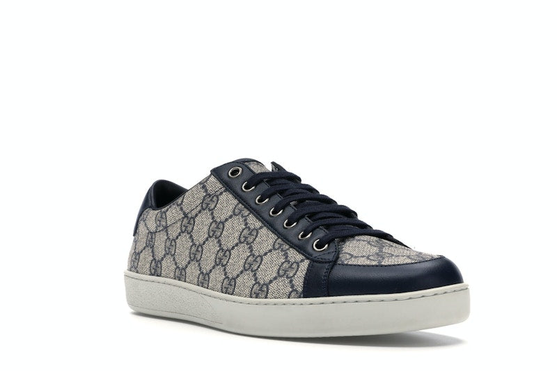 Gucci GG Supreme Low Navy - VOSneakers