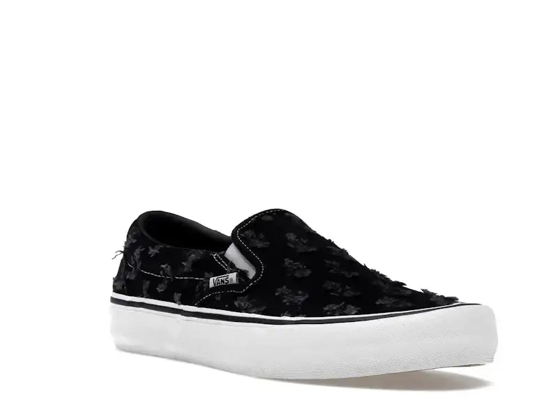 Vans Slip-On Supreme Hole Punch Denim Black - VOSneakers