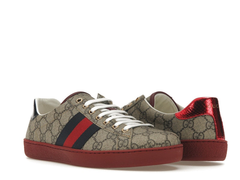 Gucci Ace GG Supreme Red - VOSneakers