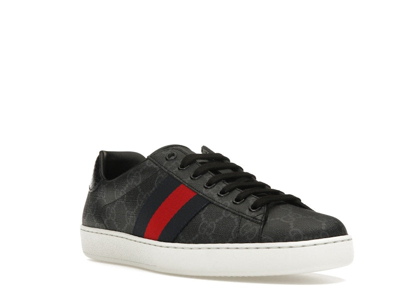 Gucci Ace GG Supreme Black - VOSneakers