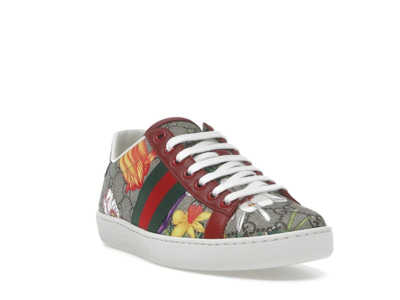 Gucci Ace Red GG Supreme (Women's) - VOSneakers