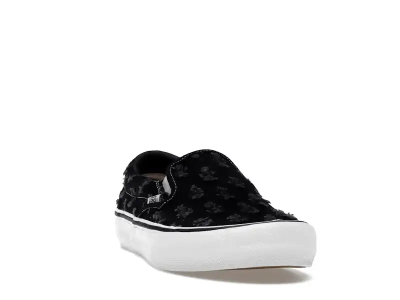 Vans Slip-On Supreme Hole Punch Denim Black - VOSneakers
