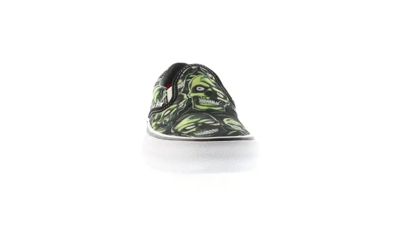 Vans Slip-On Supreme Skull Pile (Green) - VOSneakers