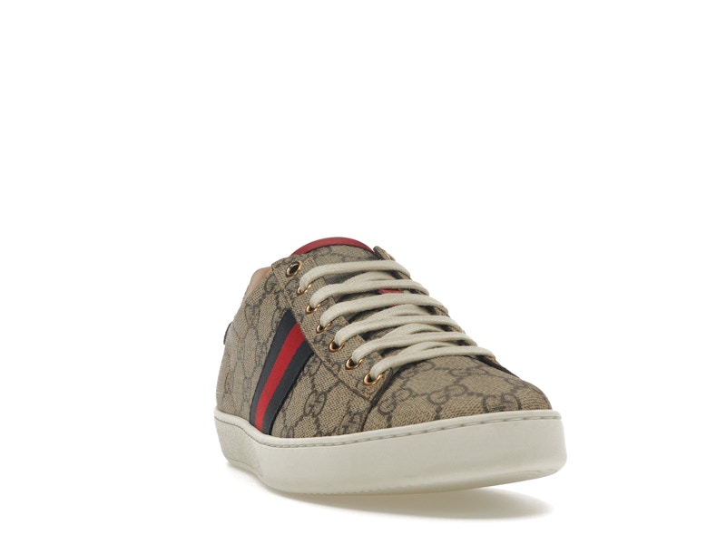 Gucci Ace GG Supreme Navy (Women's) - VOSneakers